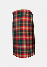 Traditional_Vegan_Tartan_12519_kilt_left_image_with_pleated_design_and_adjustable_buckles_for_men