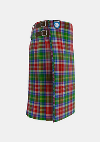 Traditional_Veitch_Tartan_kilt_right_image_with_pleated_design_and_adjustable_buckles_for_men