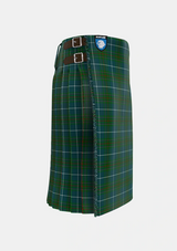 Traditional_Vipont_White_line_Tartan_1479_kilt_right_image_with_pleated_design_and_adjustable_buckles_for_men