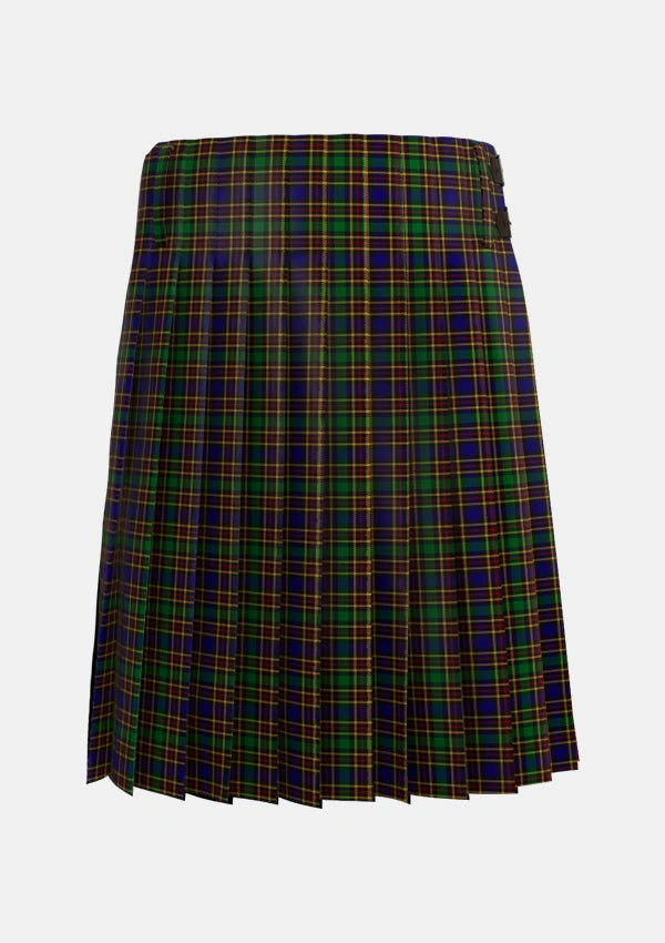 Traditional_Vosko_Tartan_373_kilt_back_image_with_pleated_design_and_adjustable_buckles_for_men