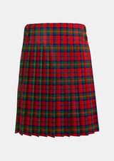 Traditional_Waddell_Tartan_kilt_10428_back_image_with_pleated_design_and_adjustable_buckles_for_men