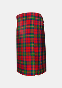 Traditional_Waddell_Tartan_kilt_10428_left_image_with_pleated_design_and_adjustable_buckles_for_men