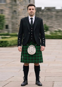 Traditional_Wallace_Hunting_Tartan_1101_Kilt_and_Argyle_Jacket_Kilt_Outfit_front_image