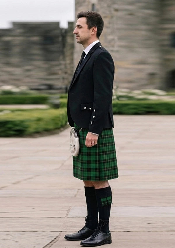 Traditional_Wallace_Hunting_Tartan_1101_Kilt_and_Argyle_Jacket_Kilt_Outfit_left_image