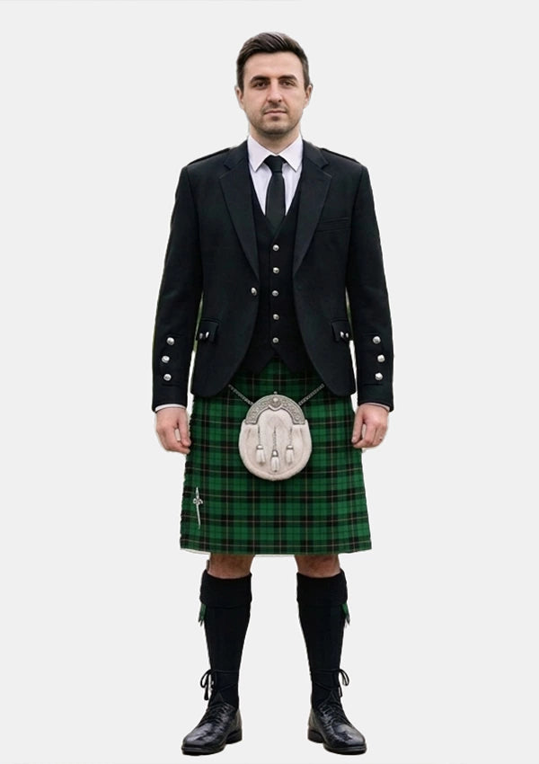 Traditional_Wallace_Hunting_Tartan_1101_Kilt_and_Argyle_Jacket_Kilt_Outfits_front_image