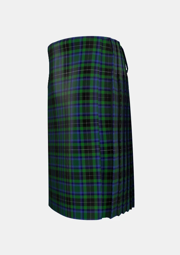 Traditional_Walsh_Ryan_Tartan_kilt_13811_left_image_with_pleated_design_and_adjustable_buckles_for_men
