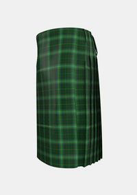 Traditional_Walsh_Tartan_kilt_7484_left_image_with_pleated_design_and_adjustable_buckles_for_men