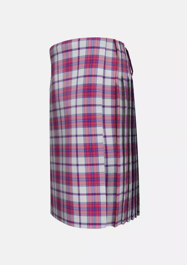 Traditional_Ward_Craig_Dress_Tartan_12819_kilt_left_image_with_pleated_design_and_adjustable_buckles_for_men