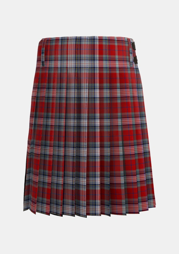 Traditional_Warden_Tartan_7294_kilt_back_image_with_pleated_design_and_adjustable_buckles_for_men