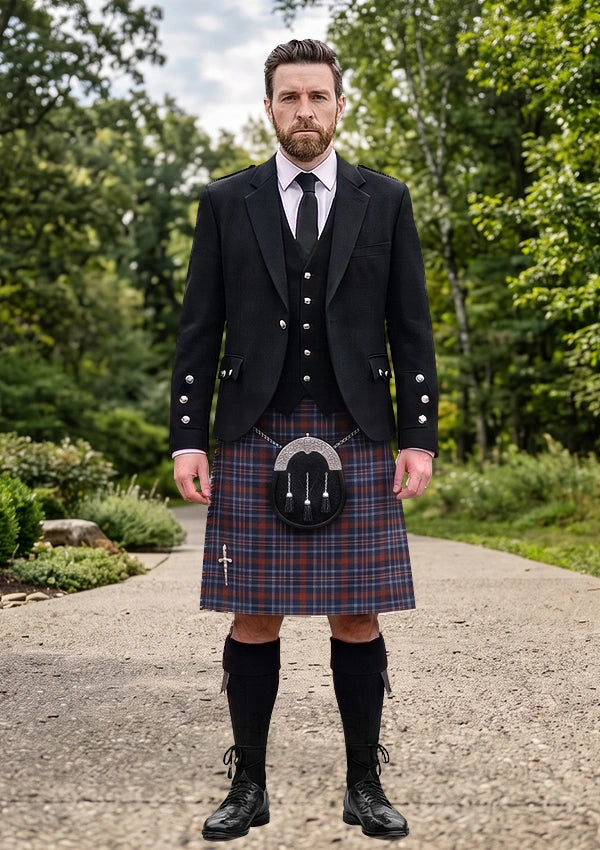 Traditional_Water_of_Life_Society_Tartan_Kilt_and_Argyle_Jacket_Kilt_Outfit_front_image