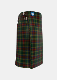 Traditional_Waterford_County_Tartan_2255_kilt_right_image_with_pleated_design_and_adjustable_buckles_for_men