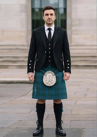 Traditional_Watkins_of_Wales_Tartan_Kilt_and_Argyle_Jacket_Kilt_Outfit_front_image