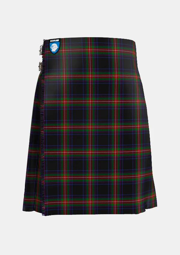 Traditional_Watt_Tartan_kilt_4210_front_image_with_pleated_design_and_adjustable_buckles_for_men