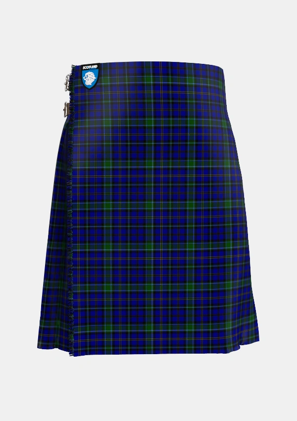 Traditional_Weir_2_Tartan_4254_kilt_front_image_with_pleated_design_and_adjustable_buckles_for_men