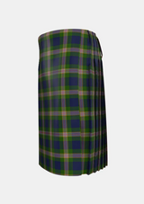 Traditional_Wells_Tartan_kilt_left_image_with_pleated_design_and_adjustable_buckles_for_men