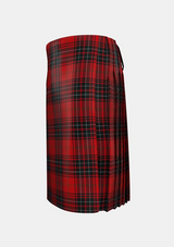 Traditional_Wemyss_Tartan_kilt_1512_left_image_with_pleated_design_and_adjustable_buckles_for_men