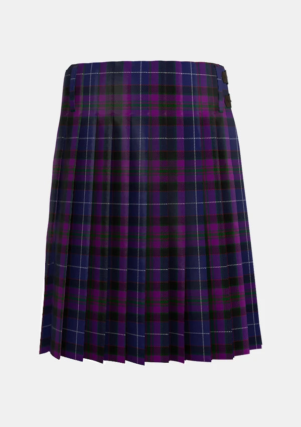 Traditional_Western_Isles_tartan_7463_back_image_with_pleated_design_and_adjustable_buckles_for_men