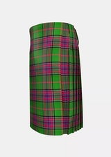 Traditional_Whyte_John_Family_Tartan_14359_kilt_left_image_with_pleated_design_and_adjustable_buckles_for_men