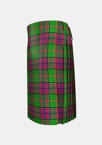 Traditional_Whyte_John_Family_Tartan_14359_kilt_left_image_with_pleated_design_and_adjustable_buckles_for_men