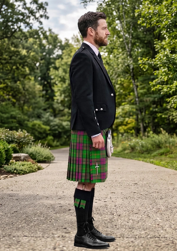 Traditional_Whyte_John_Family_Tartan_Kilt_and_Argyle_Jacket_Kilt_Outfit_right_image