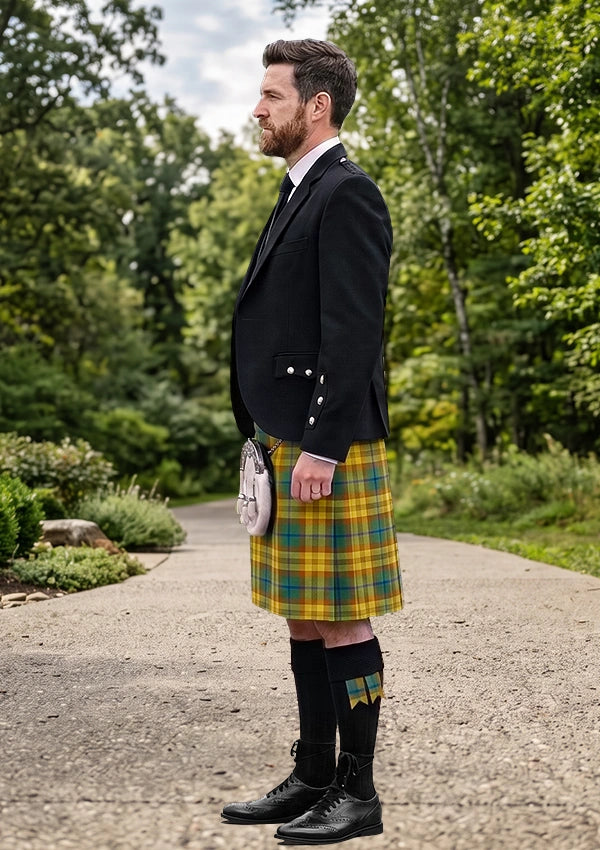 Traditional_Wild_Mustard_Dreams_Tartan_10933_Kilt_and_Argyle_Jacket_Kilt_Outfit_left_image