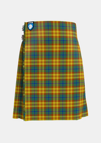 Traditional_Wild_Mustard_Dreams_Tartan_kilt_front_image_with_pleated_design_and_adjustable_buckles_for_men