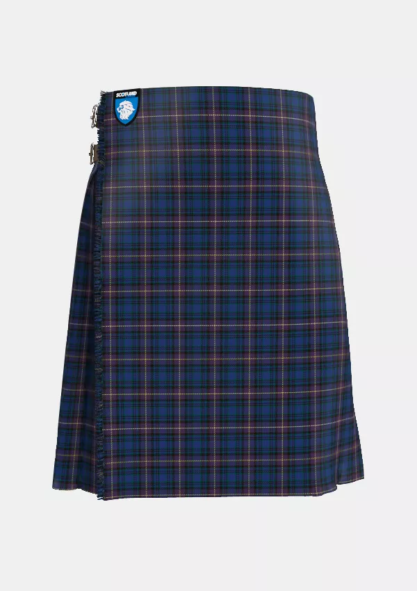 Traditional_Wilkinson_Emma_Family_Tartan_12504_kilt_front_image_with_pleated_design_and_adjustable_buckles_for_men