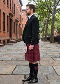 Traditional_Williams_of_Wales_Tartan_3234_Kilt_and_Argyle_Jacket_Kilt_Outfit_left_image