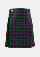 Traditional_Wilsons_No150_Tartan_697_kilt_front_image_with_pleated_design_and_adjustable_buckles_for_men