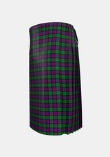 Traditional_Wilsons_No150_Tartan_697_kilt_left_image_with_pleated_design_and_adjustable_buckles_for_men