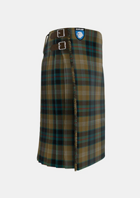 Traditional_Windsor_Tartan_kilt_4243_right_image_with_pleated_design_and_adjustable_buckles_for_men