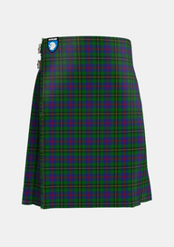 Traditional_Wood_Clan_Family_Tartan_6630_kilt_front_image_with_pleated_design_and_adjustable_buckles_for_men