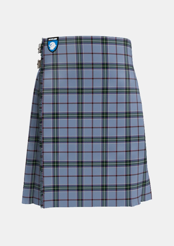 Traditional_World_Peace_Tartan_kilt_front_image_with_pleated_design_and_adjustable_buckles_for_men
