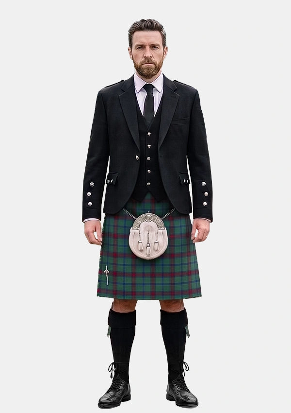 Traditional_Wright_Anne_Tartan_11188_Kilt_and_Argyle_Jacket_Kilt_Outfits_front_image