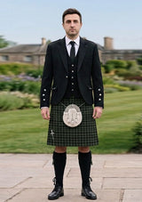 Traditional_Xbox_Tartan_13497_Kilt_and_Argyle_Jacket_Kilt_Outfit_front_image