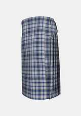 Traditional_Yorkshire_Tartan_kilt_3151_left_image_with_pleated_design_and_adjustable_buckles_for_men