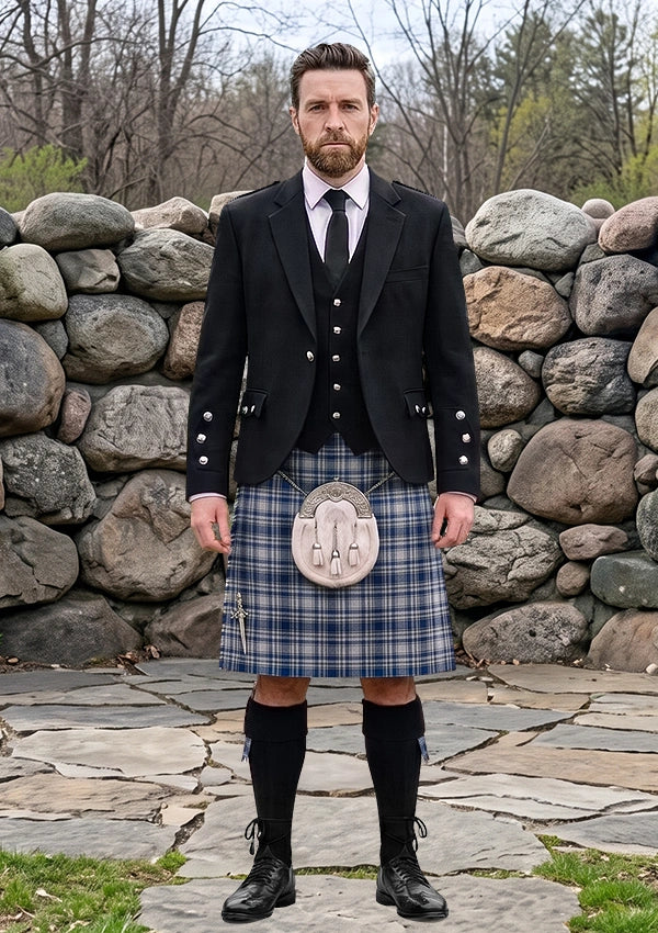 Traditional_Youkshor_National_Tartan_Kilt_and_Argyle_Jacket_Kilt_Outfit_front_image