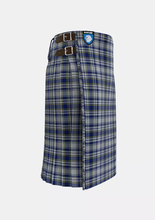 Traditional_Youkshor_National_Tartan_kilt_right_image_with_pleated_design_and_adjustable_buckles_for_men