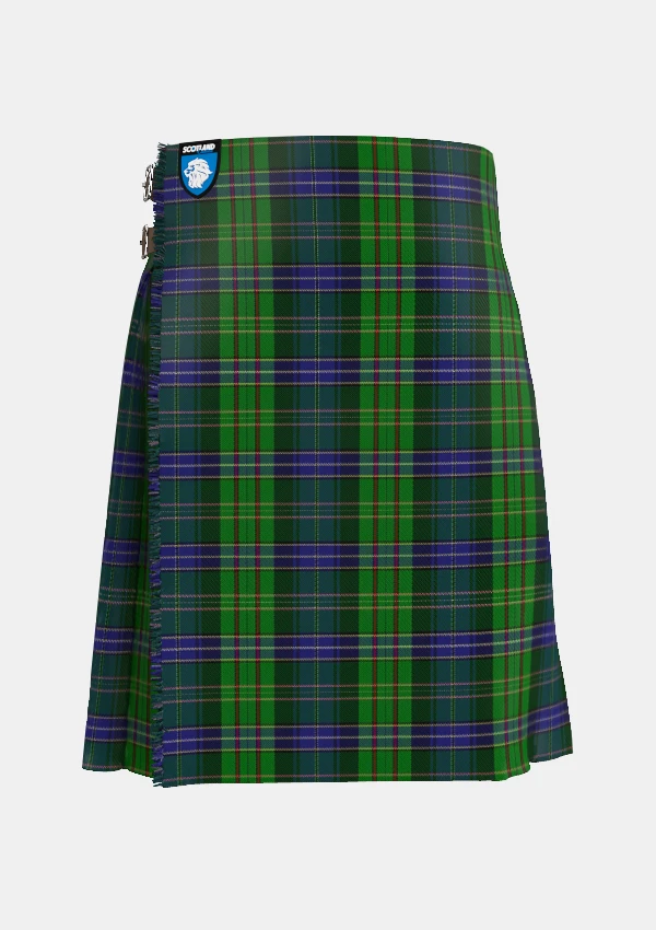 Traditional_Young_Melvina_Tartan_2546_kilt_front_image_with_pleated_design_and_adjustable_buckles_for_men