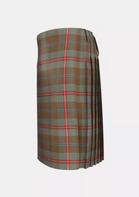 Traditional_Young_Weathered_Tartan_kilt_left_image_with_pleated_design_and_adjustable_buckles_for_men