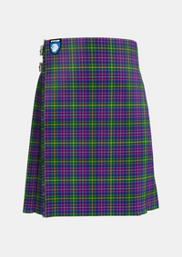 Traditional_Yule_Tartan_3896_kilt_front_image_with_pleated_design_and_adjustable_buckles_for_men