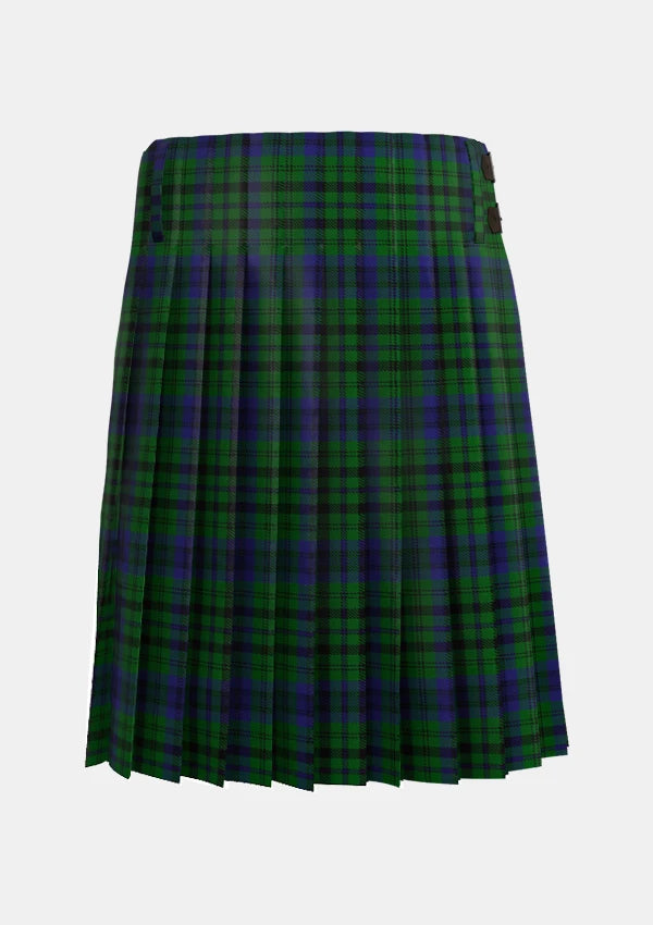 Traditional_bailey_tartan_kilt_back_image_with_pleated_design_and_adjustable_buckles_for_men