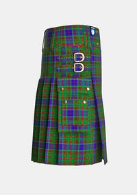 Utility_Adams_tartan_3022_kilt_right_image_with_pleated_design_and_adjustable_buckles_for_men