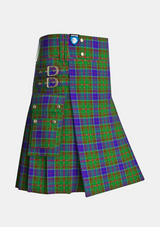 Utility_Adams_tartan_3022_kilt_side_image_with_pleated_design_and_adjustable_buckles_for_men