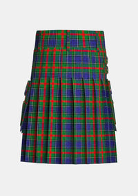 Utility_Aiton_Tartan_kilt_back_image_with_pleated_design_and_adjustable_buckles_for_men