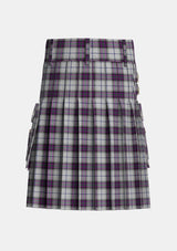 Utility_Alexander_of_Menstry_Dress_Tartan_6716_kilt_back_image_with_pleated_design_and_adjustable_buckles_for_men