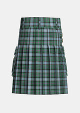 Utility_Alexander_of_Menstry_Hunting_Tartan_6715_kilt_back_image_with_pleated_design_and_adjustable_buckles_for_men