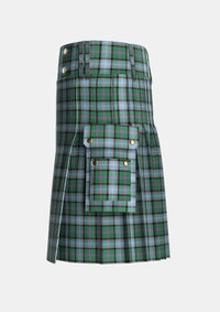 Utility_Alexander_of_Menstry_Hunting_Tartan_6715_kilt_left_image_with_pleated_design_and_adjustable_buckles_for_men