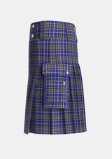 Utility_Alexander_of_Menstry_Tartan_6713_kilt_left_image_with_pleated_design_and_adjustable_buckles_for_men