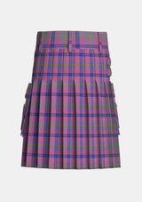 Utility_Aliam_Tartan_13275_kilt_back_image_with_pleated_design_and_adjustable_buckles_for_men